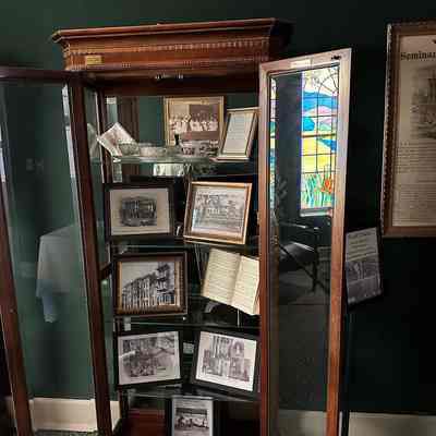 Living History Room's Display Case
