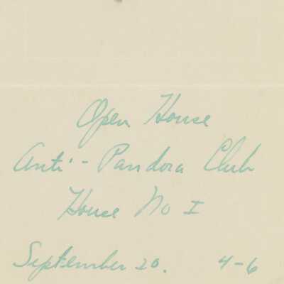 Anti-Pandora Invitation