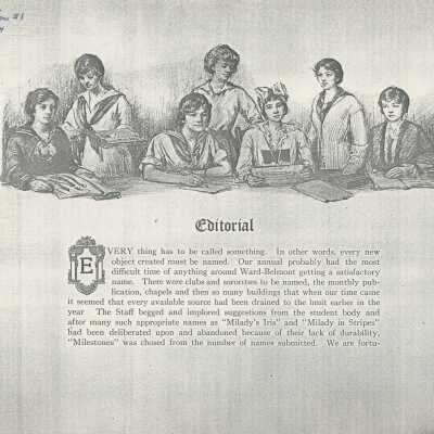 Milestones Editorial, 1914