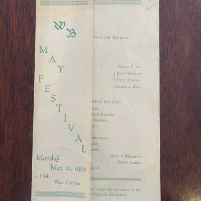 Ward-Belmont May Festival 1923 Bulletin
