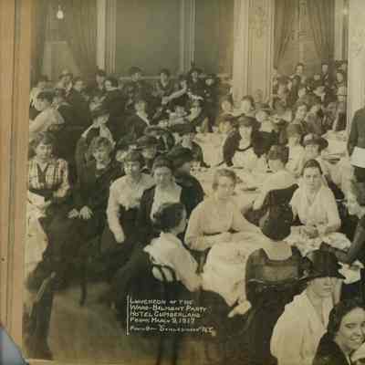 1917 Photograph of Ward-Belmont Party Luncheon at the Hotel Cumberland