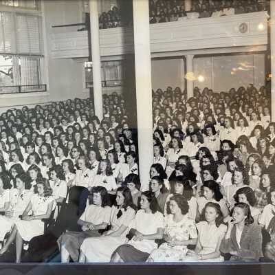 Gathering of Students at Ward-Bemont