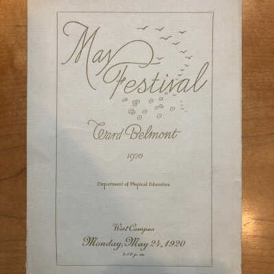May Festival Bulletin, 1920