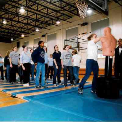 Self-defense class, Winterim 2001