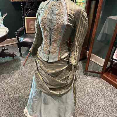 Dress displayed in Living History Room