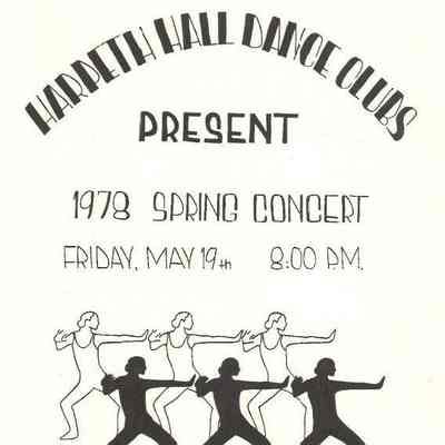 Harpeth Hall School Spring Dance Concert Programs, 1978-1996 (missing some years)