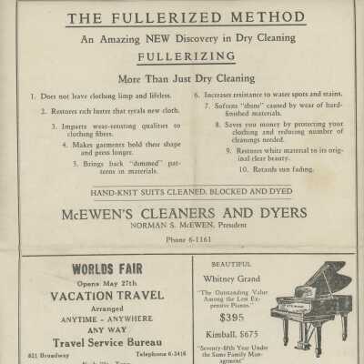 Ryman Program, 1934