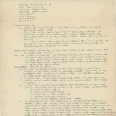 Course Descriptions