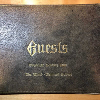Guestbook for Ward-Belmont Visitors