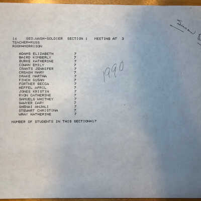 GWD Soldiers, 1990
