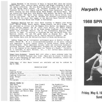 1988 Spring Concert