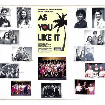 As You Like It Cast Board, 2013
