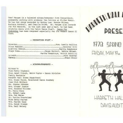 1978 Spring Concert (4 pages)