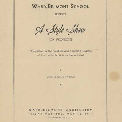 Ward-Belmont School Presents A Style Show (1944)