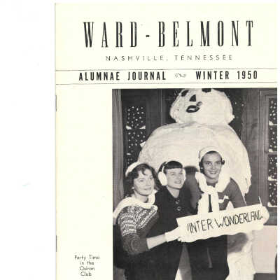 Ward-Belmont Alumnae Journal, Winter 1950