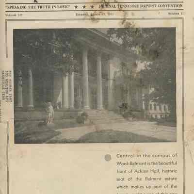 "Baptist and Reflector" - Volume 117 Number 11, 1951