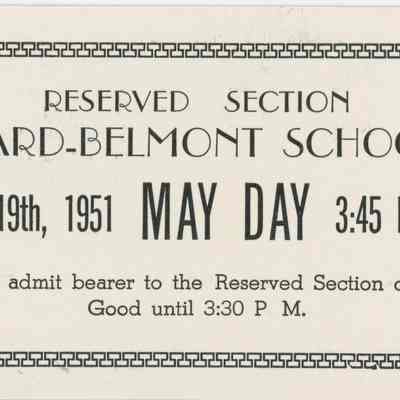May Day Ticket, 1951