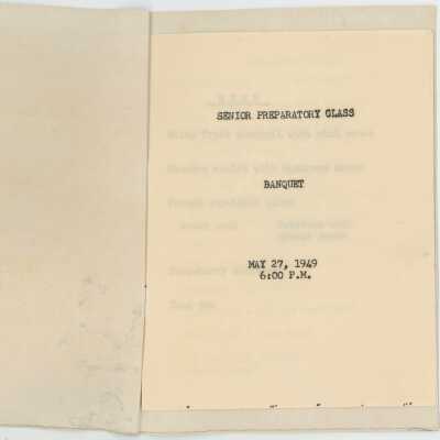 Senior Banquet, 1949
