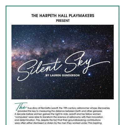 Silent Sky Playbill, 2020