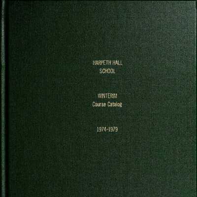 Winterim Catalog, 1974-1979