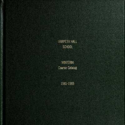 Winterim Catalog, 1985-1989