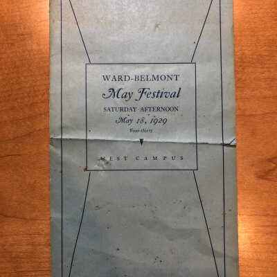 May Festival Bulletin,1929