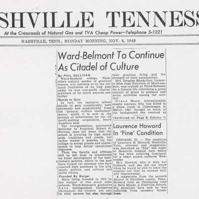W-B Tennessean Article, 1948