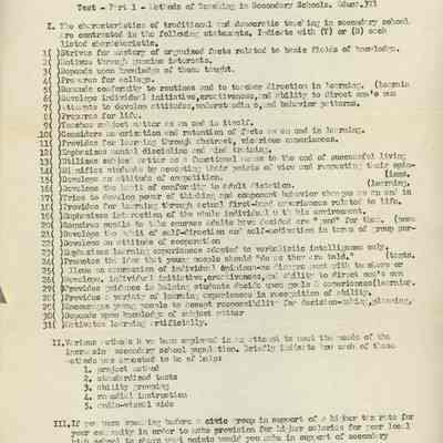 Methods of Teaching in Secondary Schools, Part 1