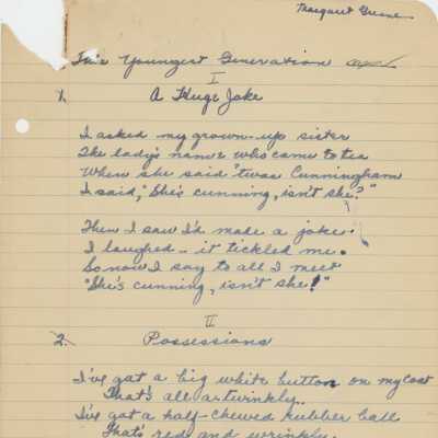 Margaret Greene Poetry