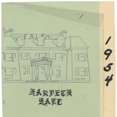 Harpeth Hall Senior Booklet 1954 - Mandy Simpson