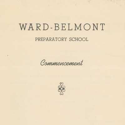 W-B Commencement Program, 1949
