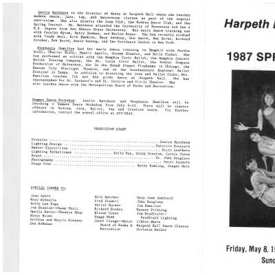 1987 Spring Concert