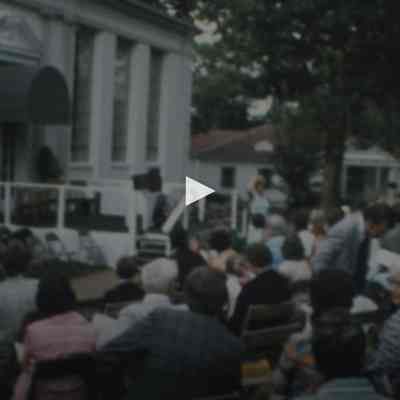 1975 candid film of Harpeth Hall Graduation