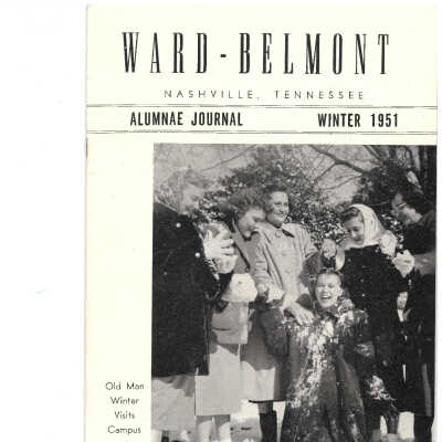 Ward-Belmont Alumnae Journal, Winter 1951