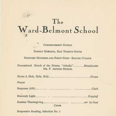W-B Commencement, 1949