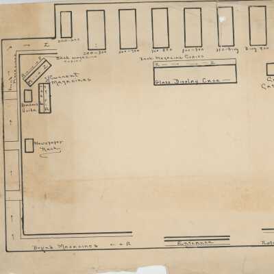 Ward-Belmont School Library Map 1940