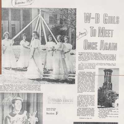 W-B Girls to Meet Once Again, 1968