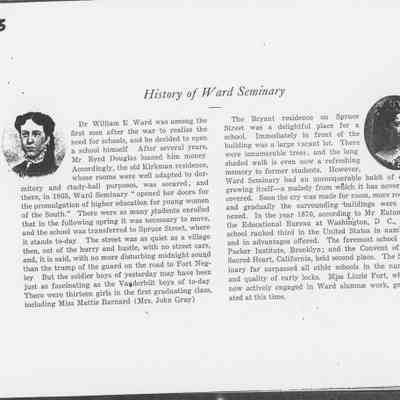 History of Ward Seminary and Ward-Belmont