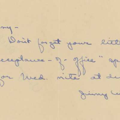 Virginia Richey Letter