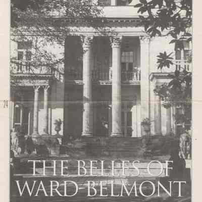 The Belles of Ward-Belmont Newspaper Feature (undated)