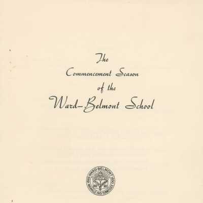 W-B Commencement Program, 1948