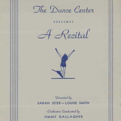 The Dance Center 1936 Recital Program