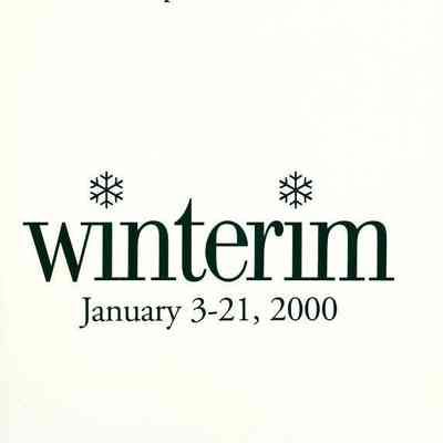 Winterim Course Catalogs 2000-2006