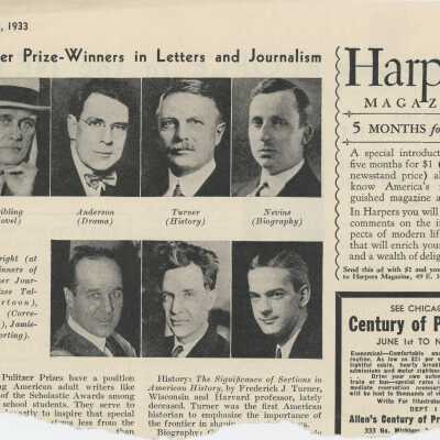 Pulitzer Prize-Winner, 1933
