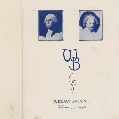 W-B GW Dinner, 1938