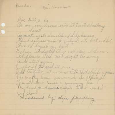 Mary Louise Bearden Poetry