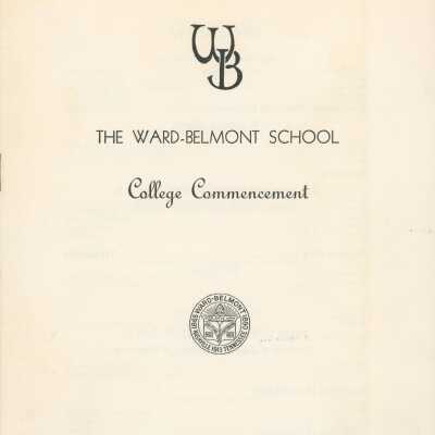W-B Commencement Program, 1946