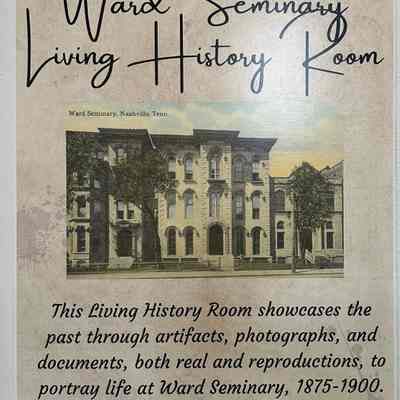 Ward Seminary Living History Room