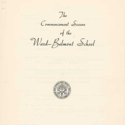 W-B Commencement Program, 1948