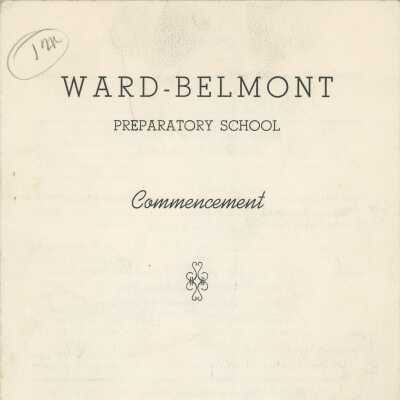 W-B Commencement Program, 1946